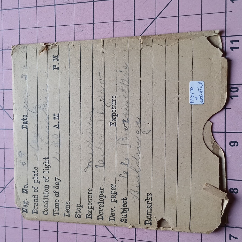 Vintage Negative Photo In Original Processing Packaging - Picture 4 of 5